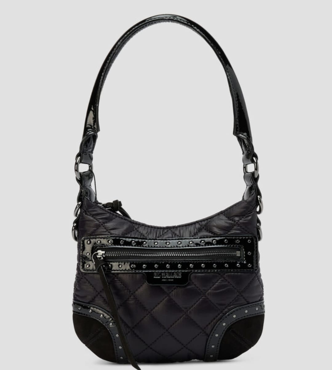 Bolsa Hobo MZ Wallace vista lateral con bolsillo