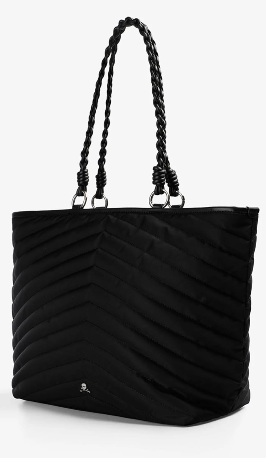 Tote Bag Scalpers Nylon Negro vista frontal
