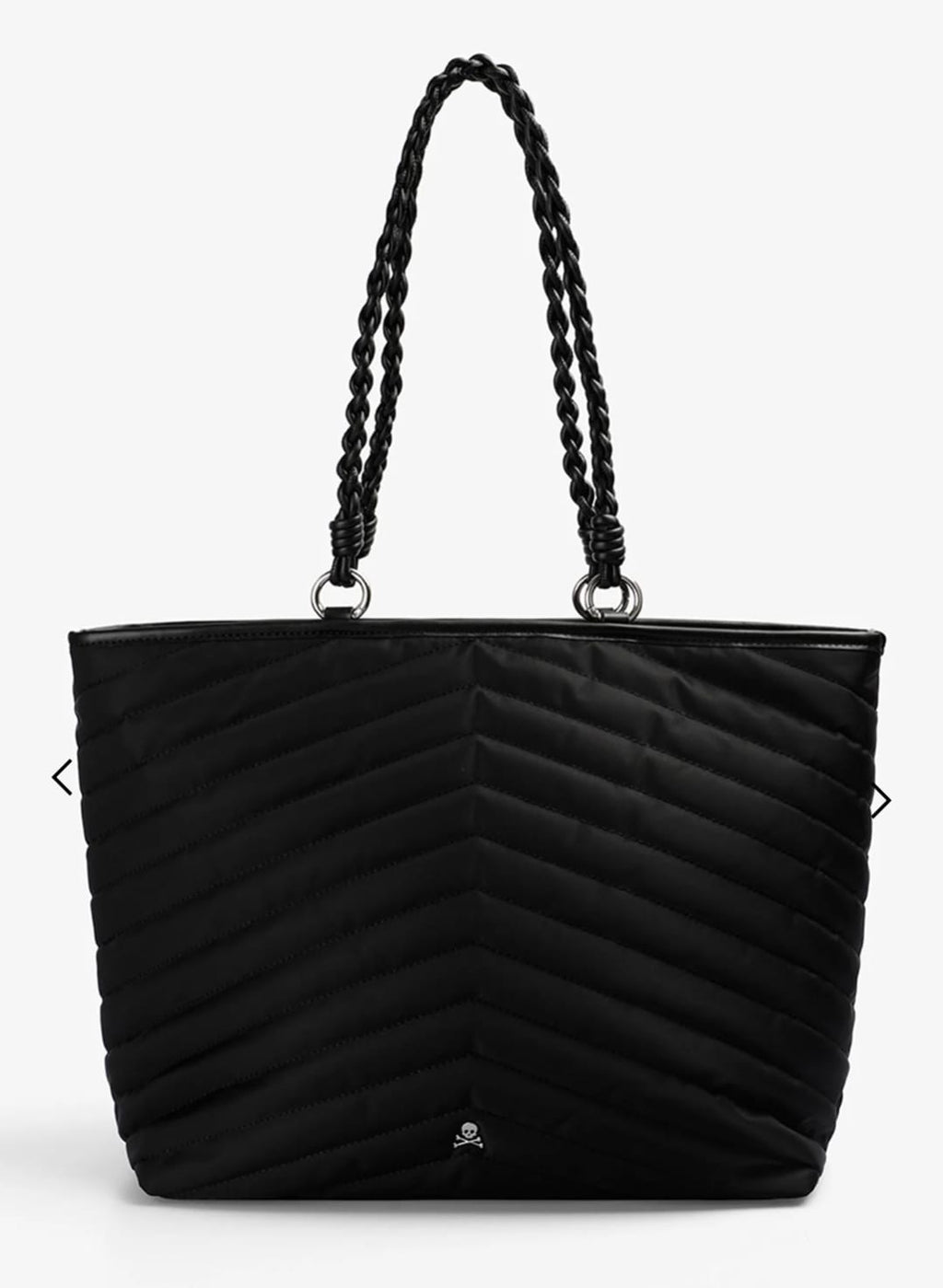 Tote Bag Scalpers Nylon Negro vista lateral