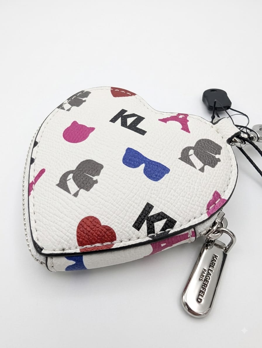 Monedero Karl Lagerfeld corazón - reverso