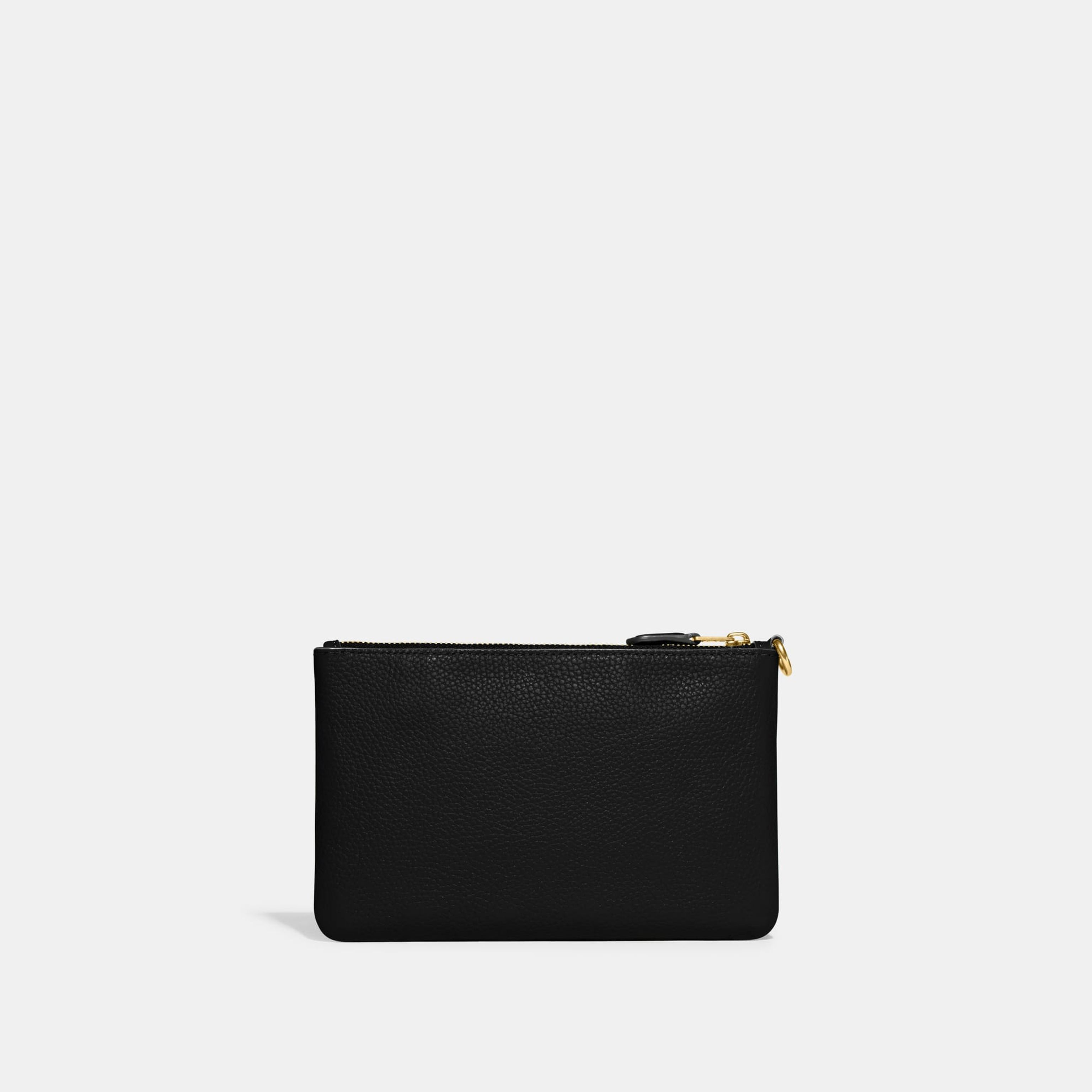 Wristlet Coach - Polished Pebble Leather