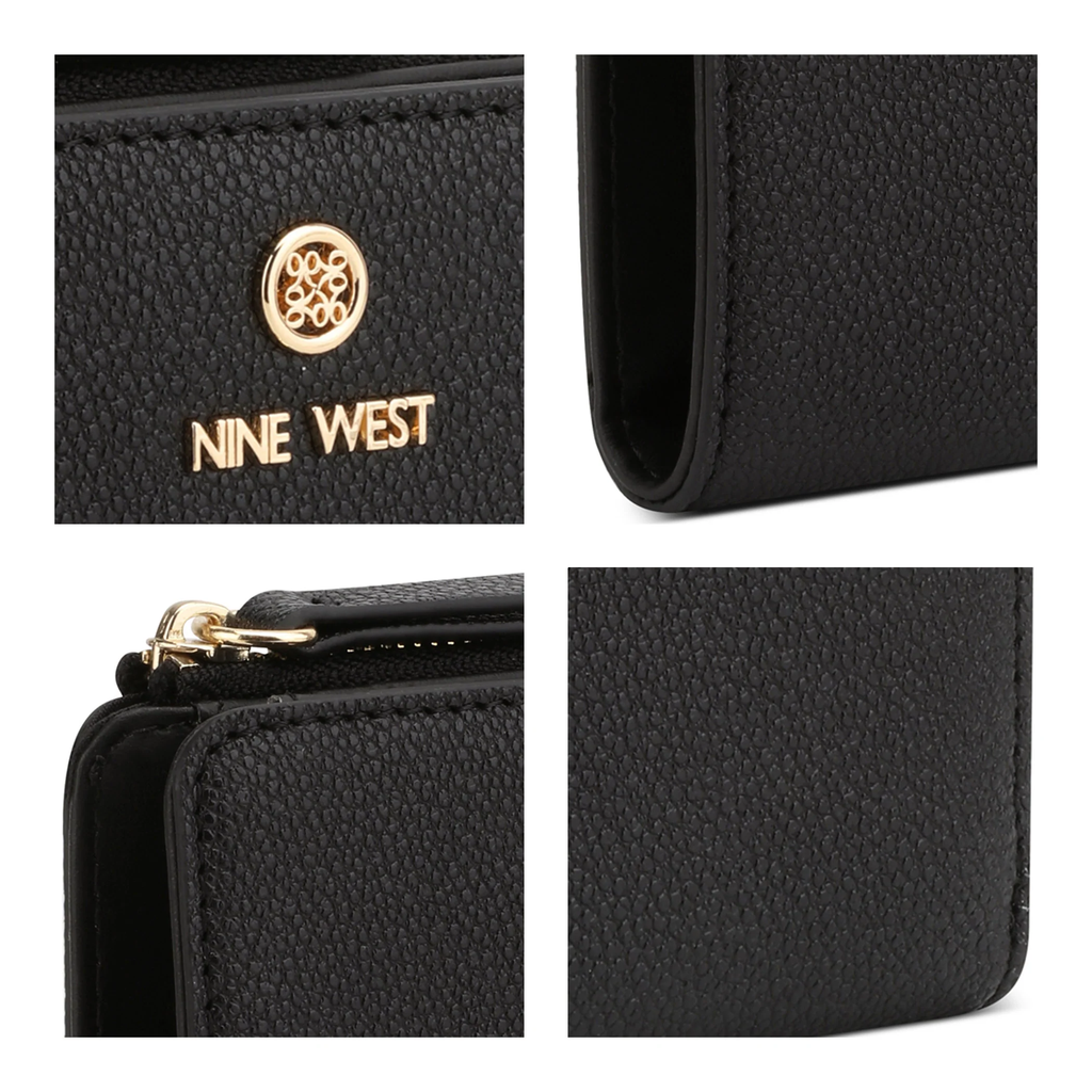 Tarjetero Nine West Negro