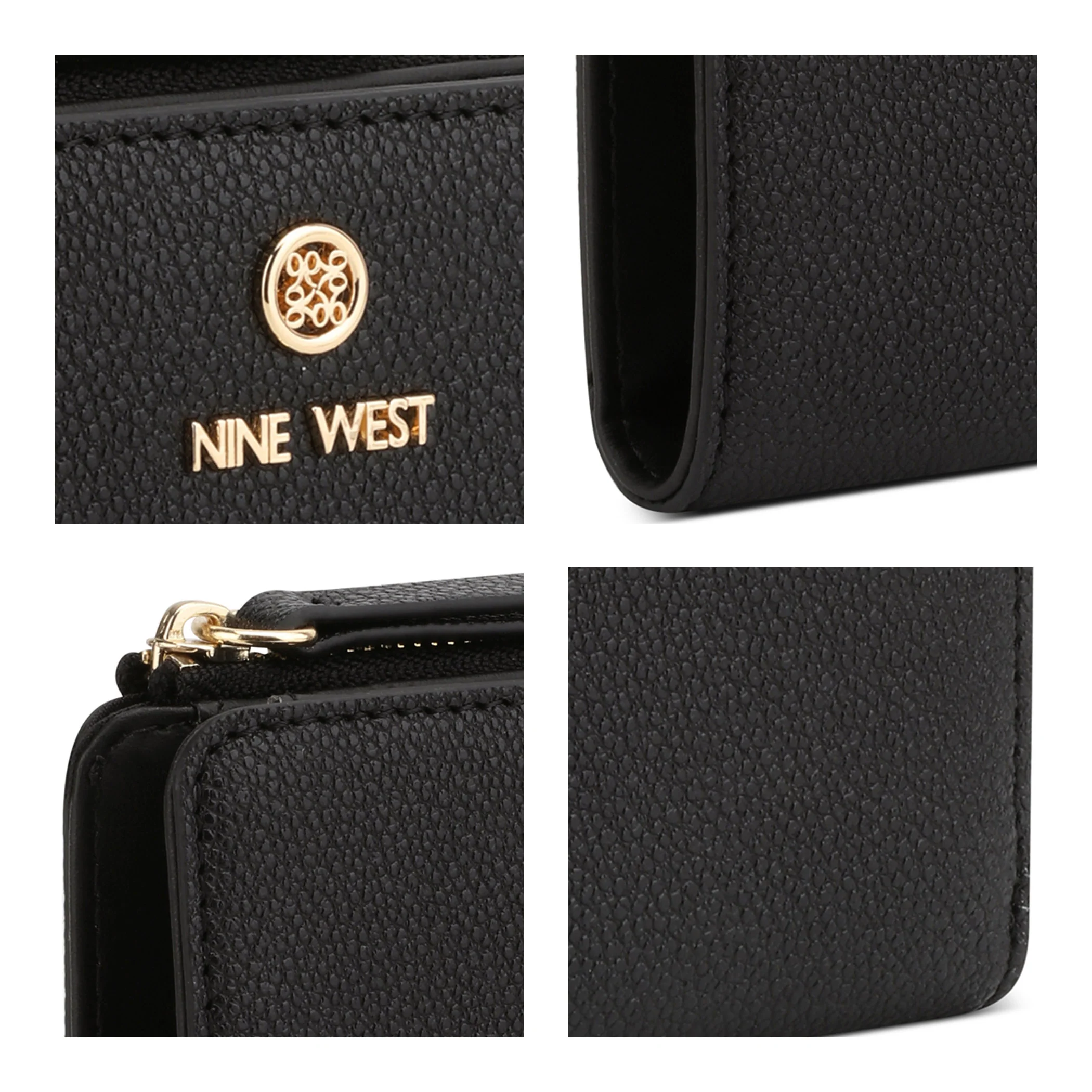 Tarjetero Nine West Negro