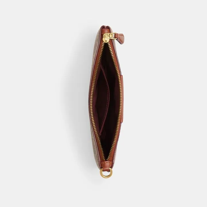 Coach Small Wristlet Signature Canvas
