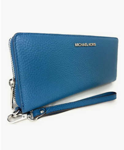Cartera Michael Kors azul teal - lateral