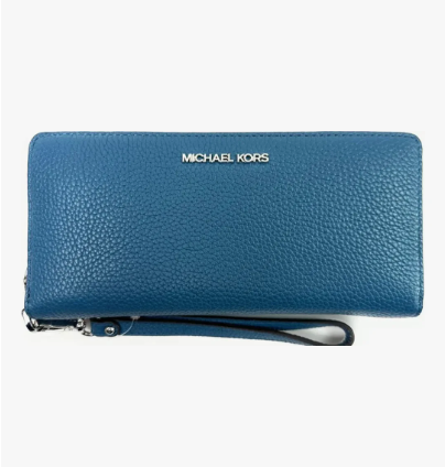 Cartera Michael Kors azul teal - frente 2