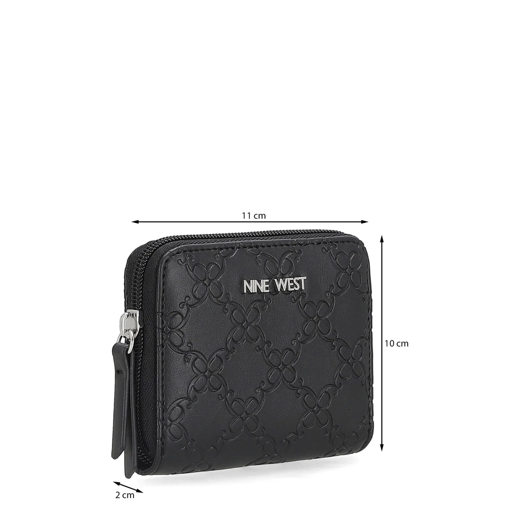 Cartera Nine West Negro con Relieve