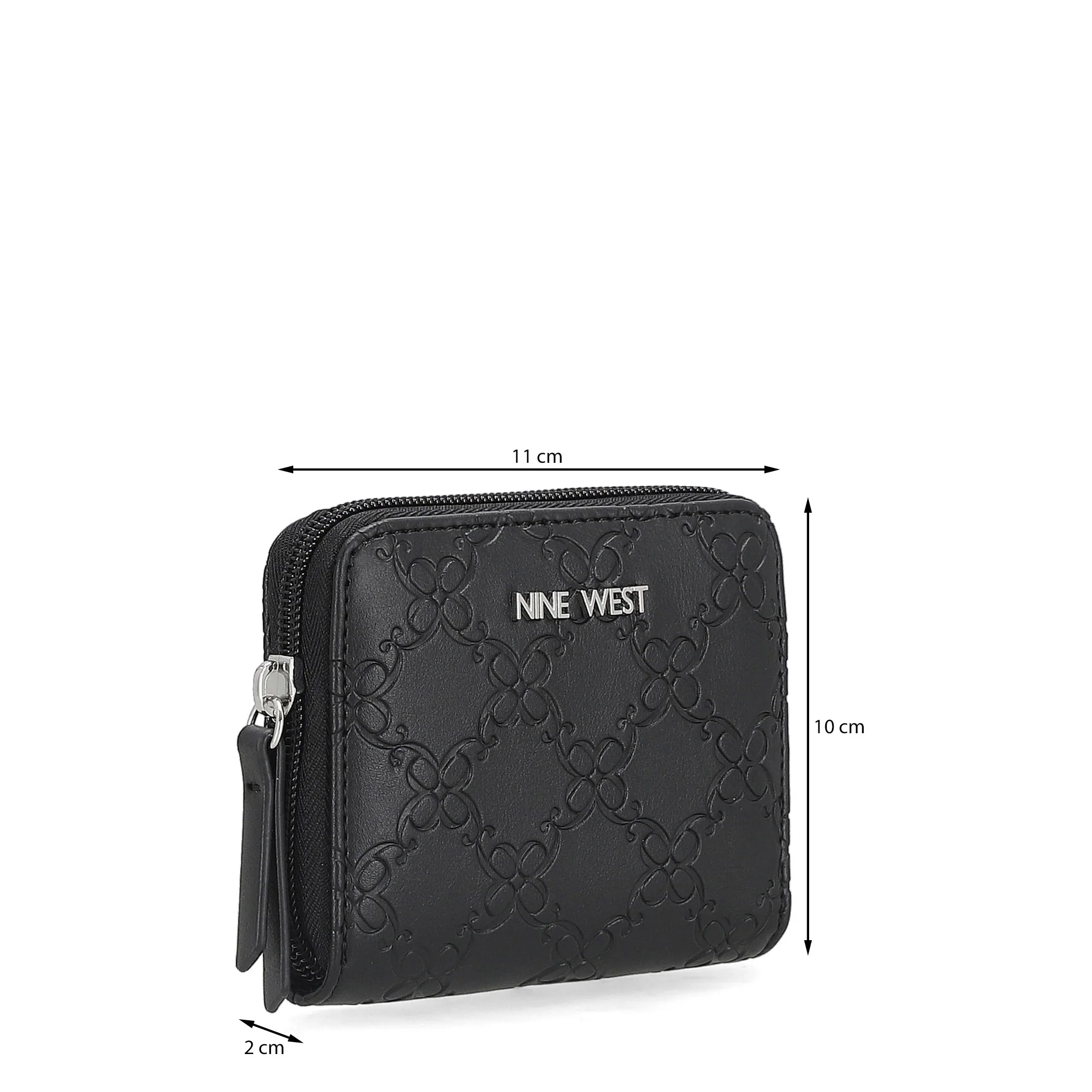 Cartera Nine West Negro con Relieve