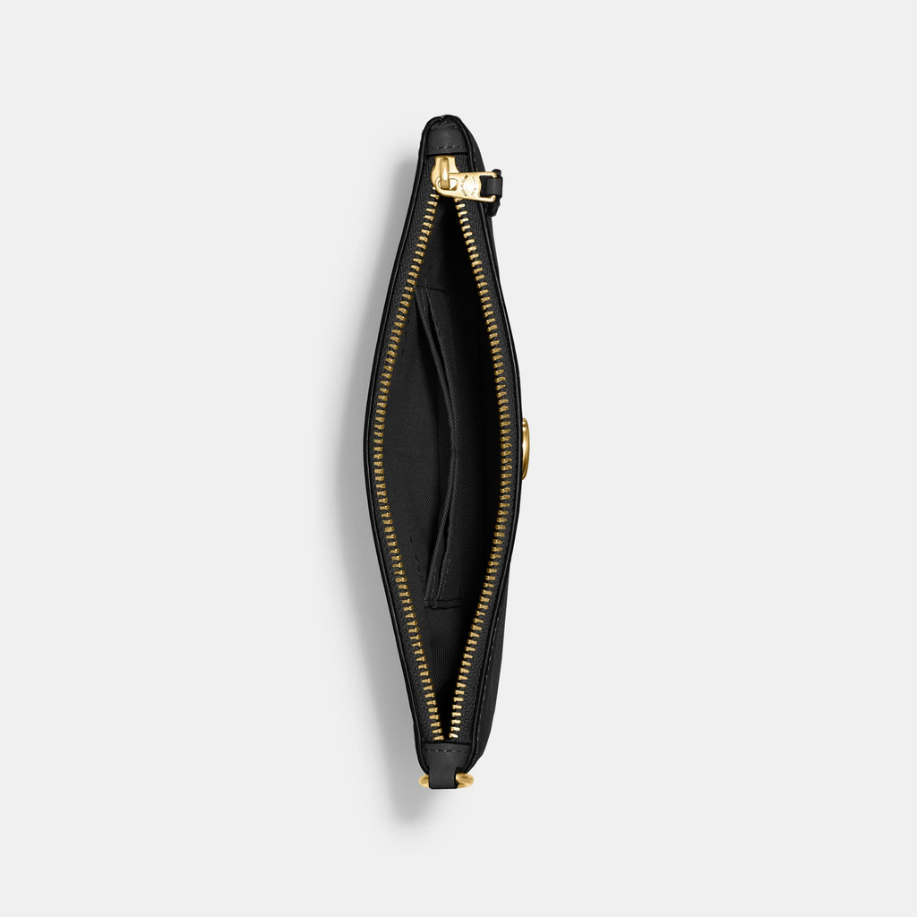 Wristlet Coach - Polished Pebble Leather